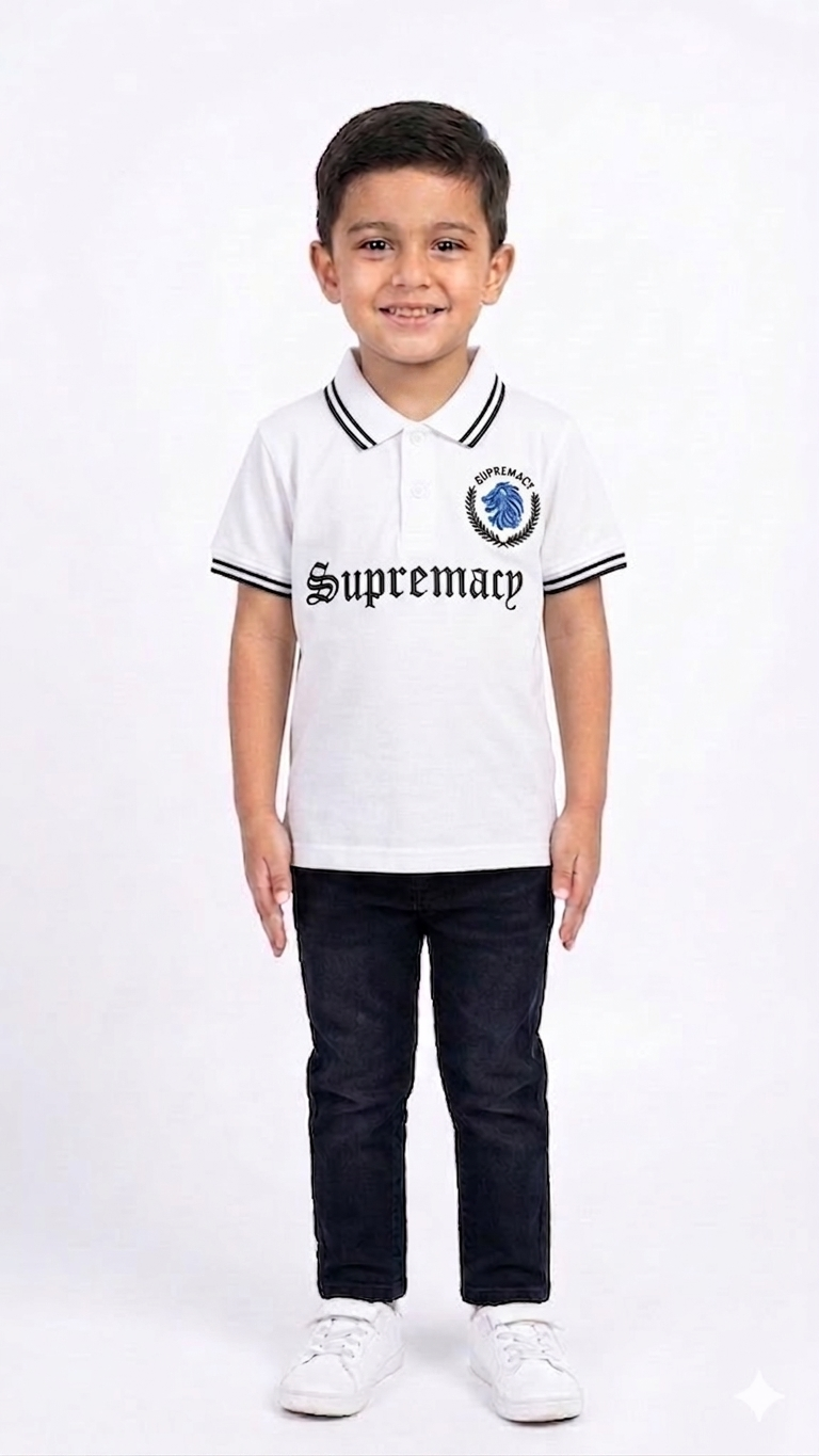 Premium Boys "Supremacy" Polo Shirt