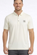 Mens Imported Off White China Polo