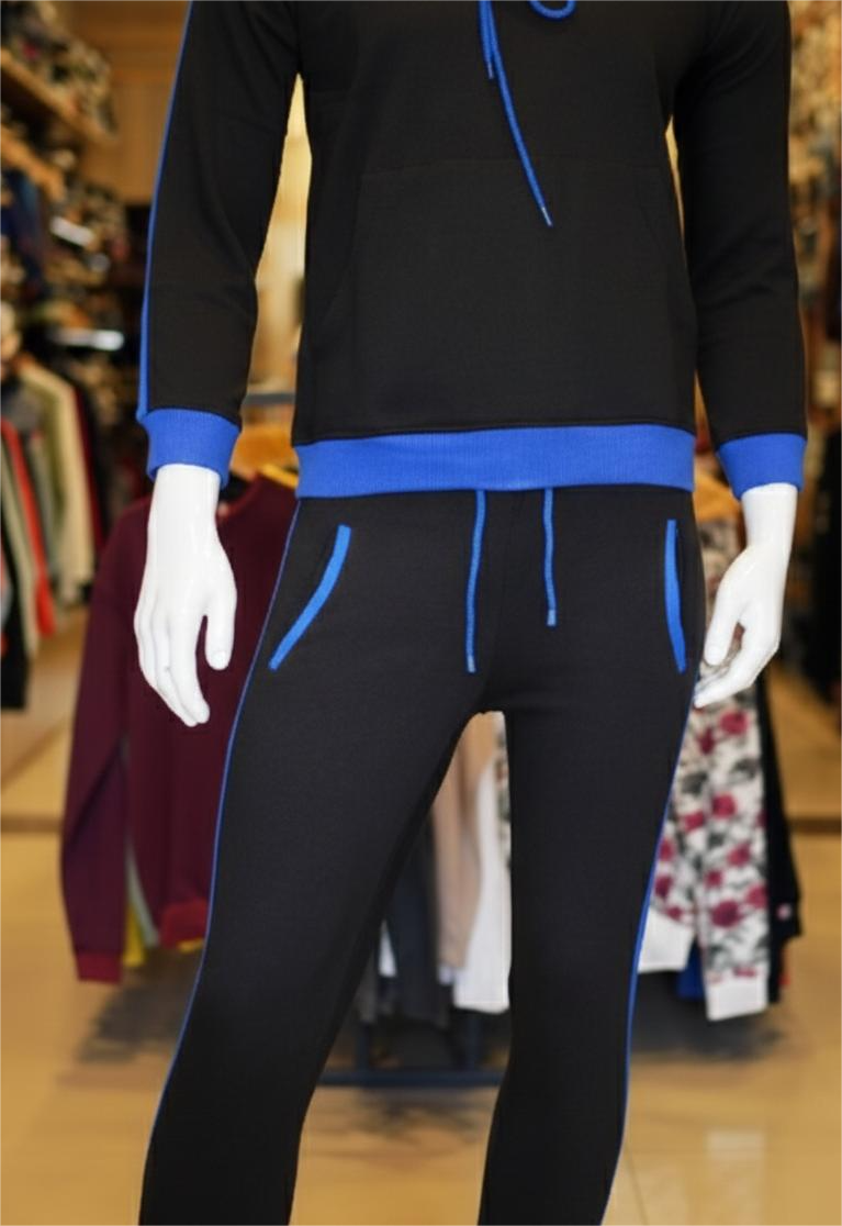 Black Men's Athletic Track Suits