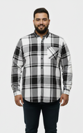 White & Grey check Shirt