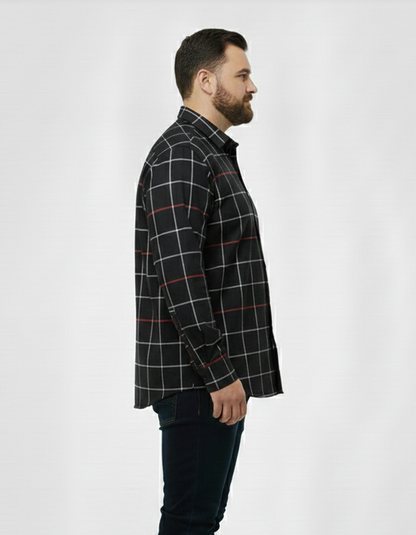 2xl Black Multi Checks