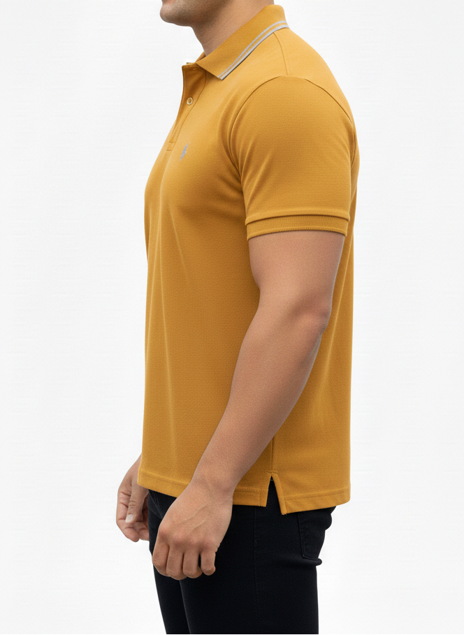 Men's Big Size Mustard Polo T shirts