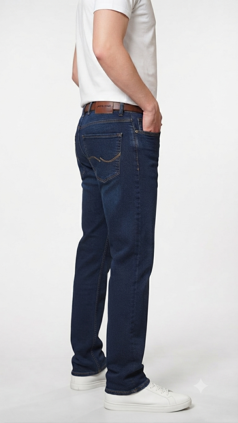 Relaxed & Refined Straight-Fit Jeans for Men