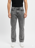 Malaysian  Black ACID wash Straight fit Pant