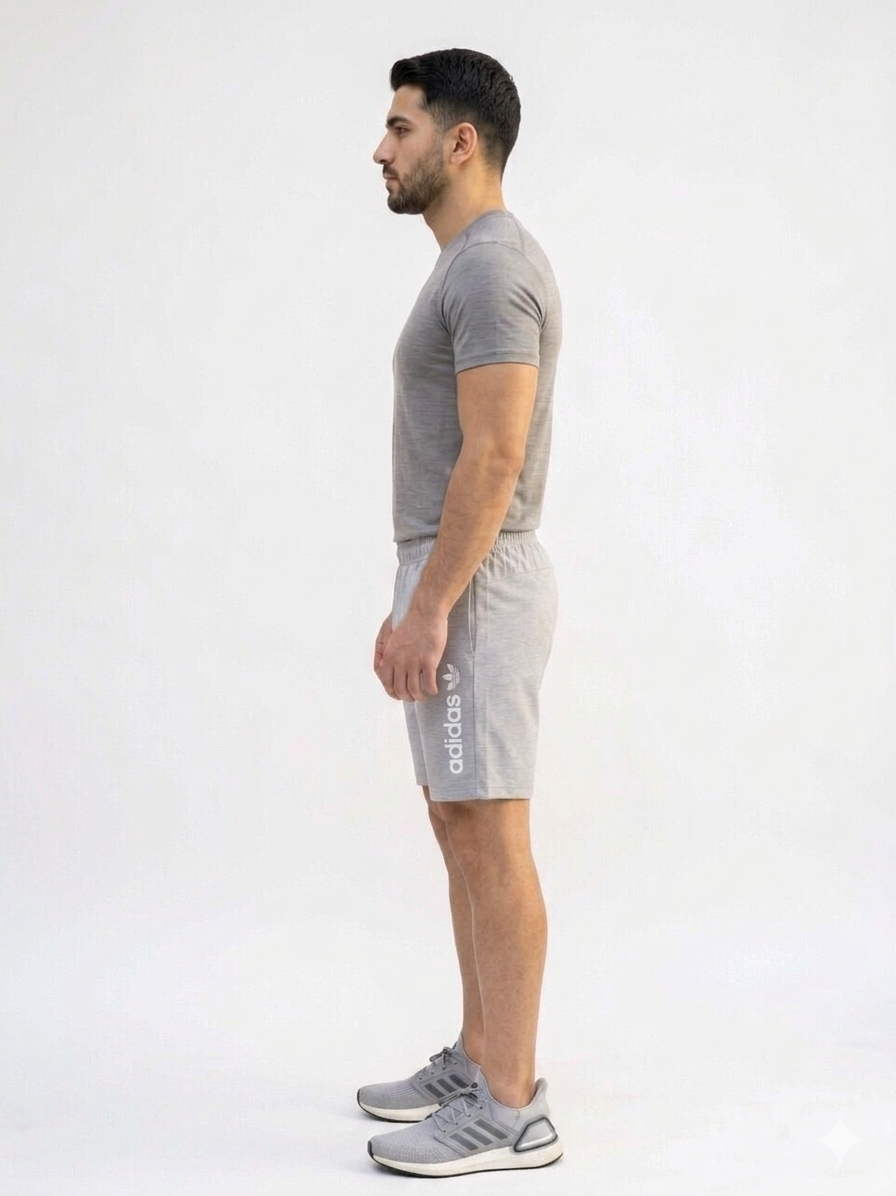 Adidas Sportswear Light Grey Men’s Everyday Essential Shorts