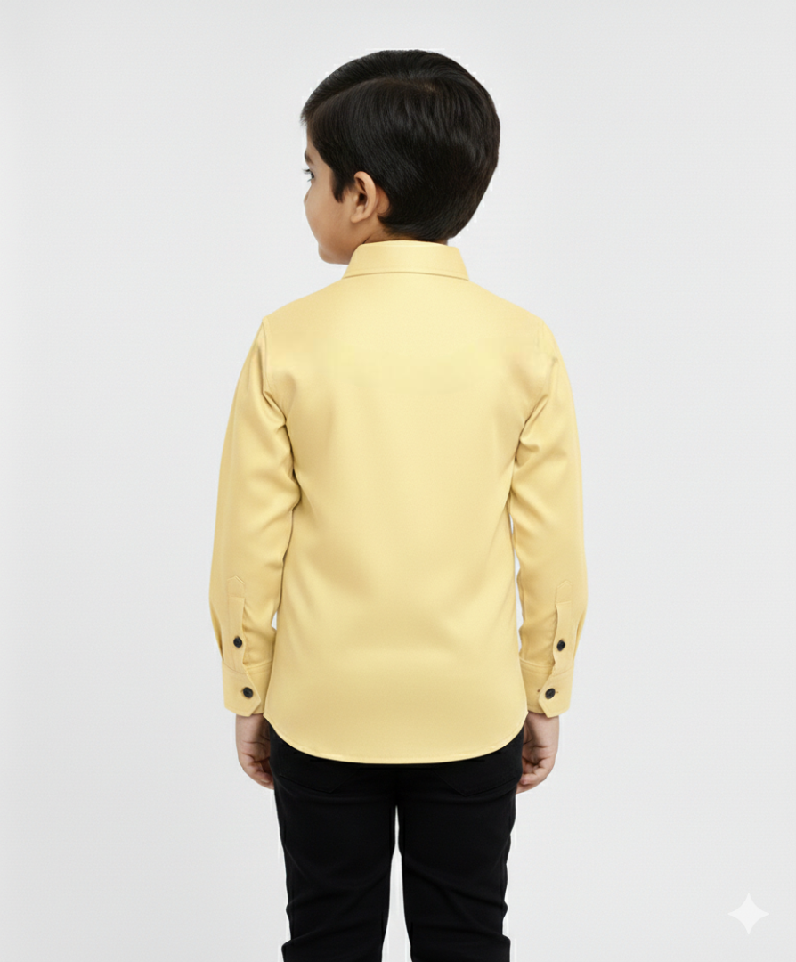Kids Casual Plan Lemon shirt