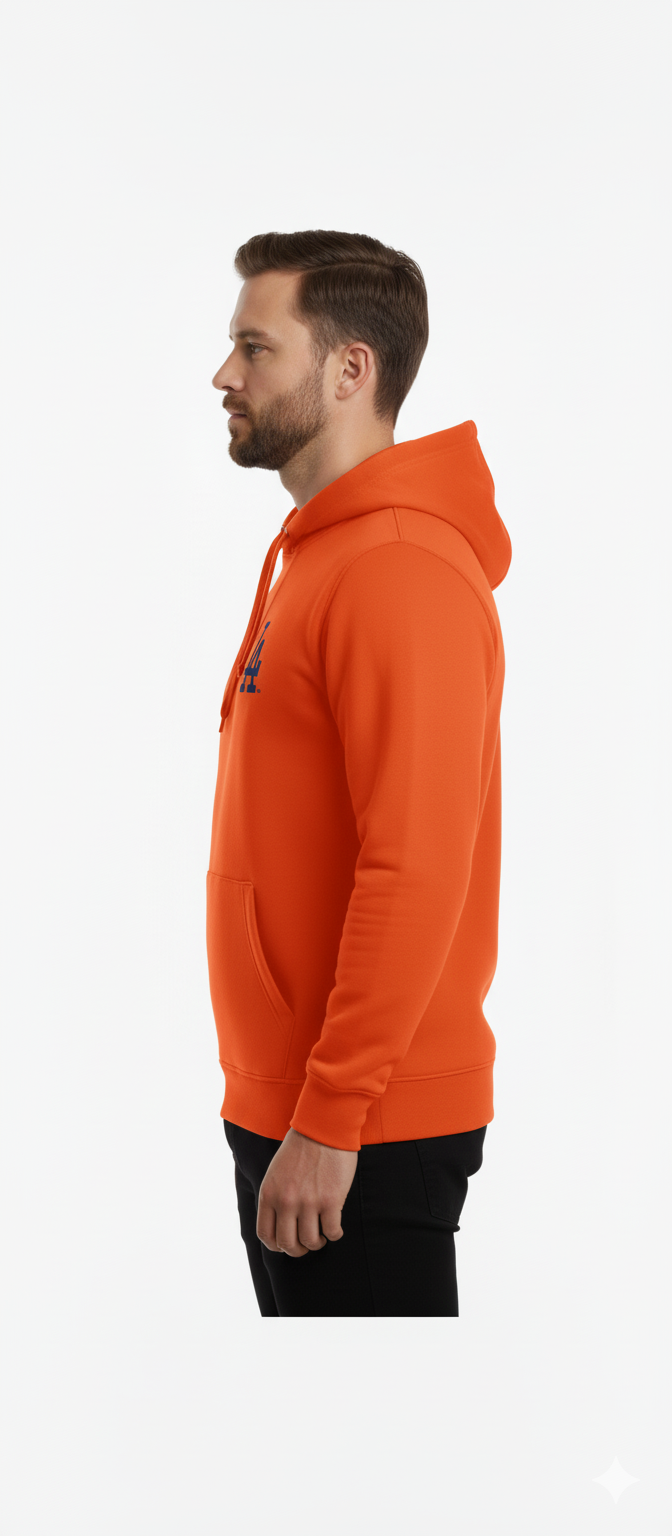Mens Premium Orange Hoodie