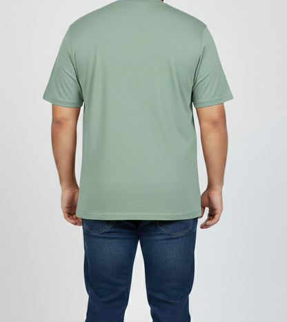 Big Size Pistachio Round Neck T shirts