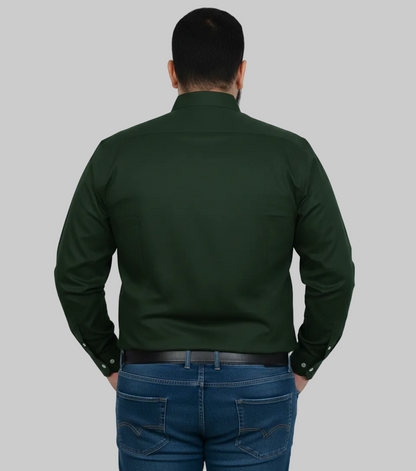 Plus Size Green Casual shirt