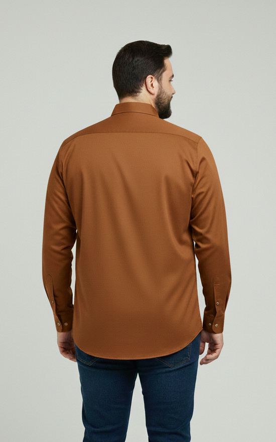 Brown Big Size Casual Shirts