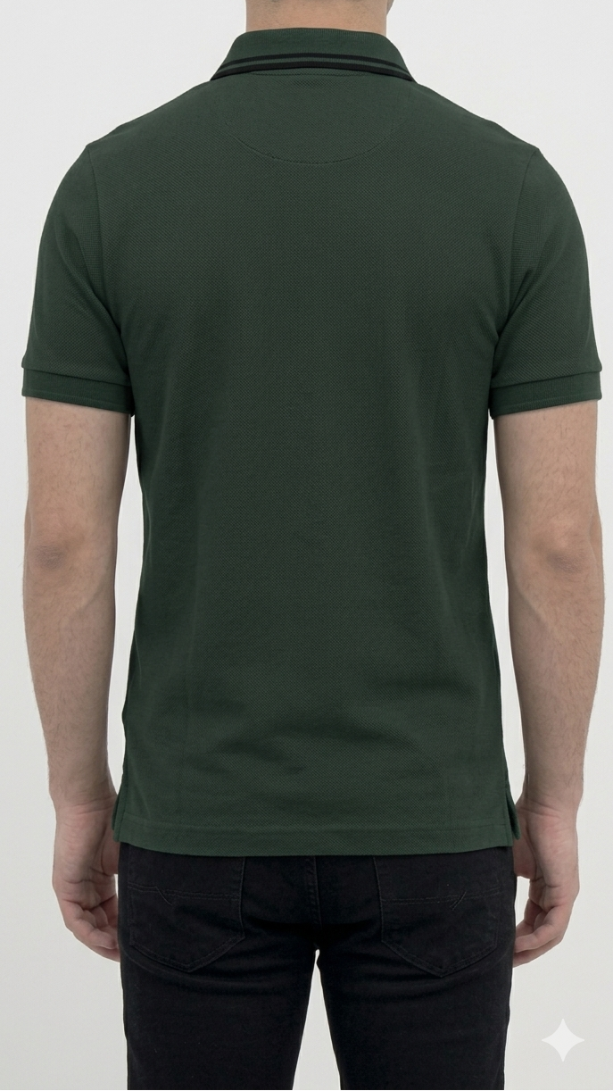 Big & Tall Green Polo T shirt