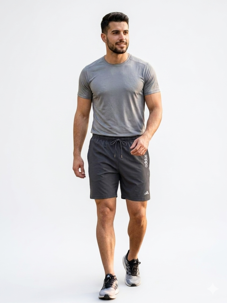 Adidas Sportswear Men’s Everyday Essential Shorts - Dark Grey