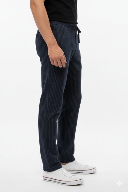 Sleeping Wear Cotton Navy Blue Trouser