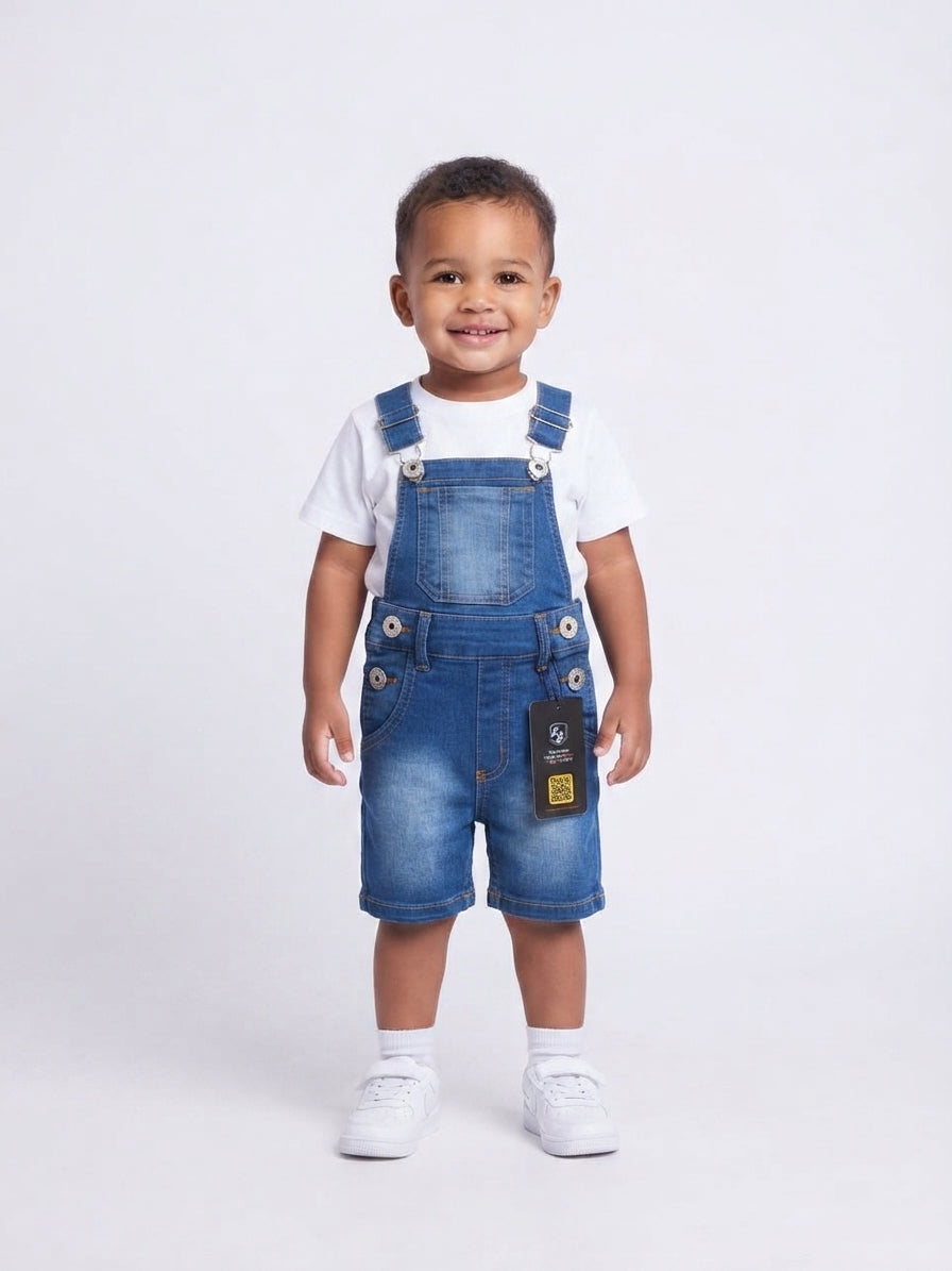 Toddler's Classic Denim Short Romper