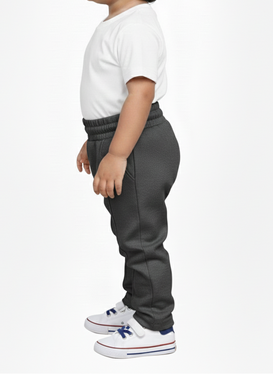 Kids Premium Quality Dark Grey Waffle trouser