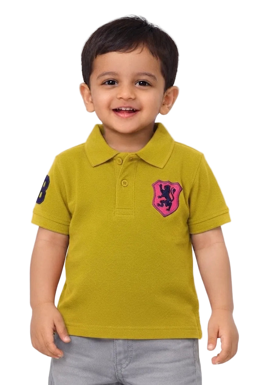 Comfortable Short-Sleeve Polo Shirts for Toddlers