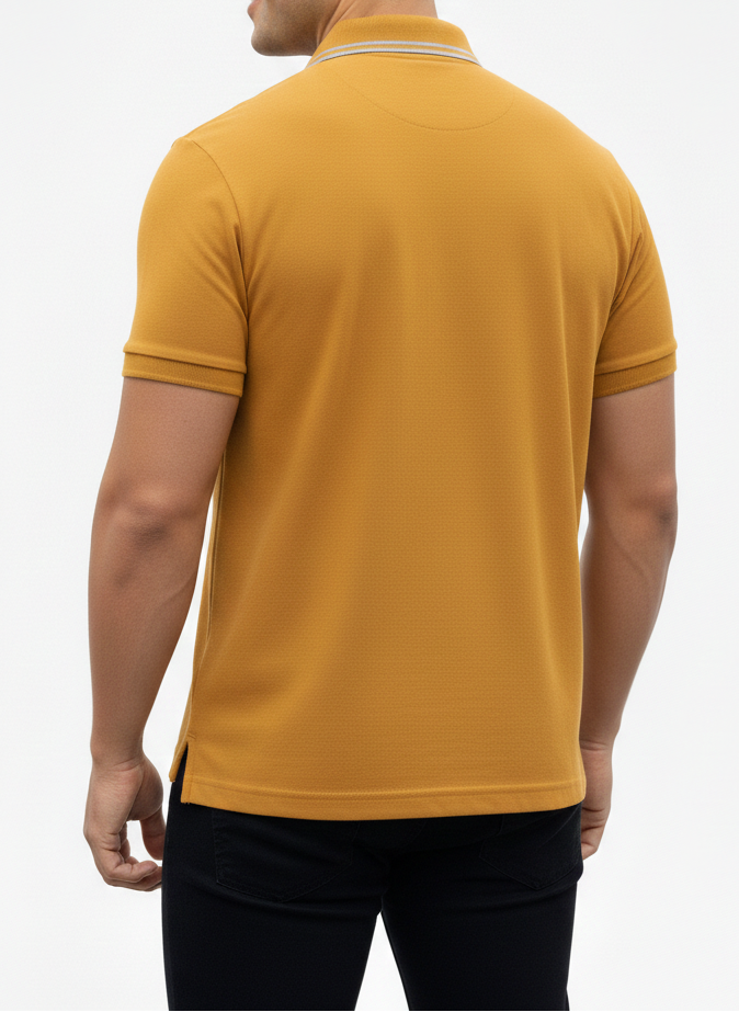 Men's Big Size Mustard Polo T shirts