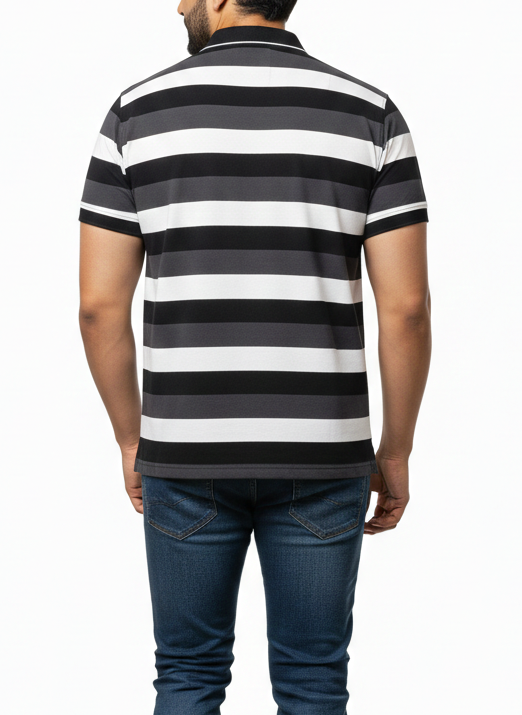 Men’s Classic Striped Polo