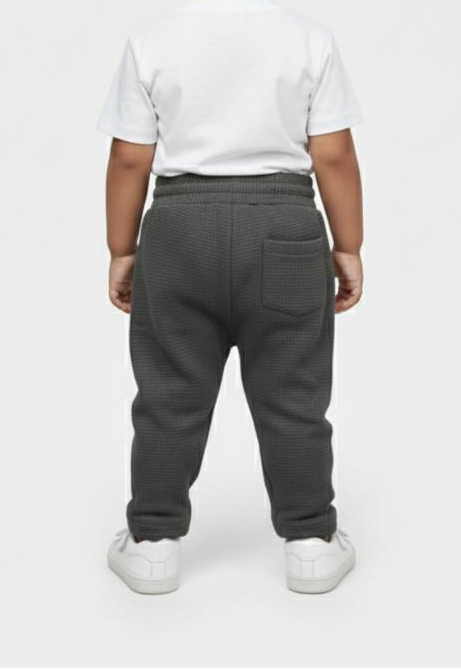 Kids Premium Quality Dark Grey Waffle trouser