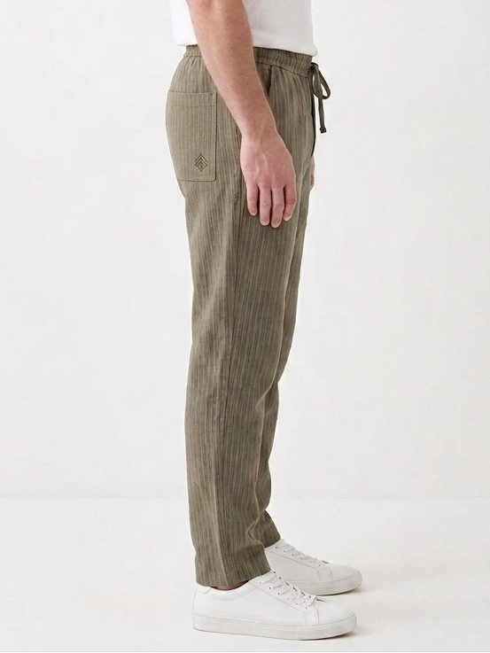 Sleeping Wear Cotton Khaki brown Trouser
