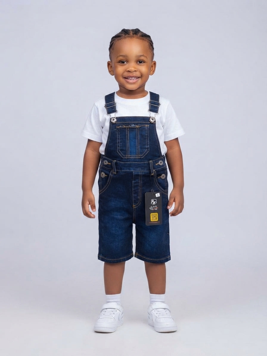 Toddler's Classic Denim Short Romper