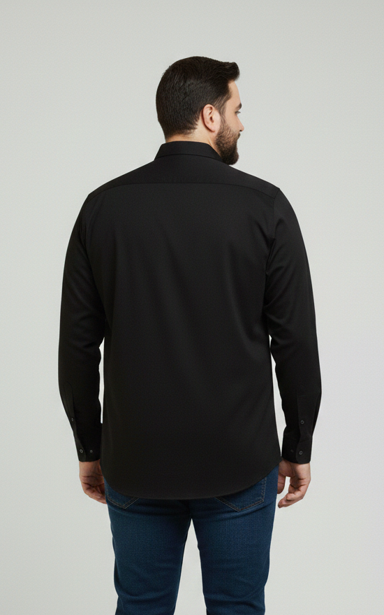 Black Big Size Casual shirts