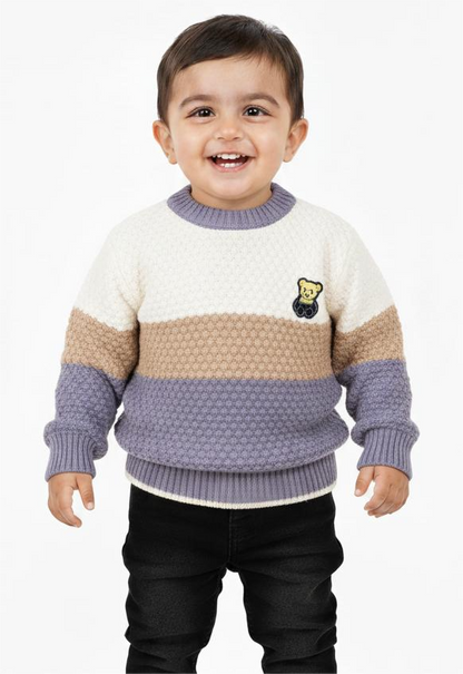 Classic Knit Cozy Sweater For Kids