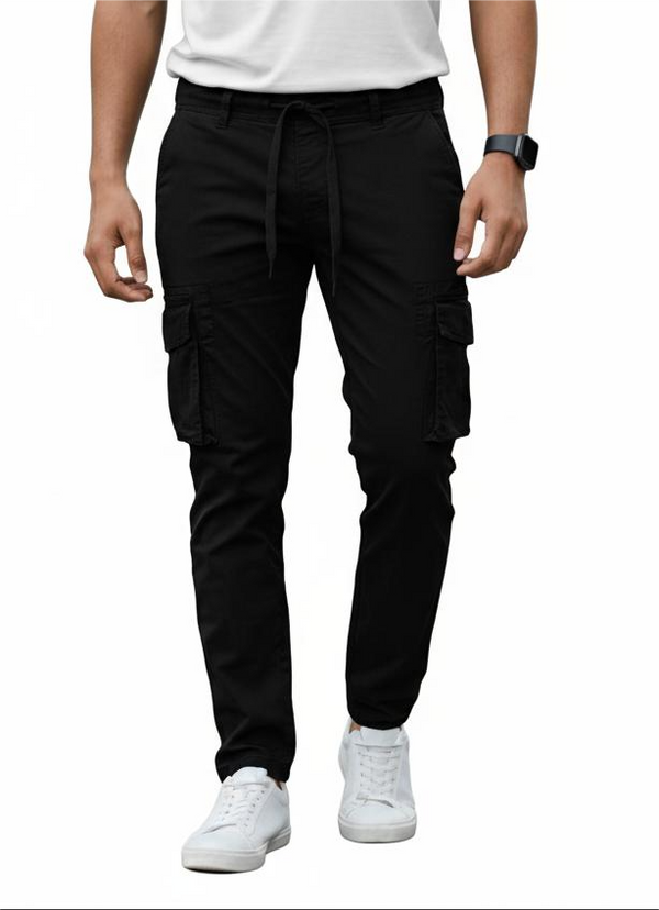 black Relax Bottom Cargo