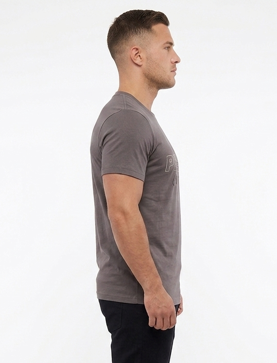 Men's "Definitely Not Perfect" Graphic Crew Neck T-Shirt - Charcoal Grey