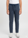 Dark Blue Kids Cotton Trouser
