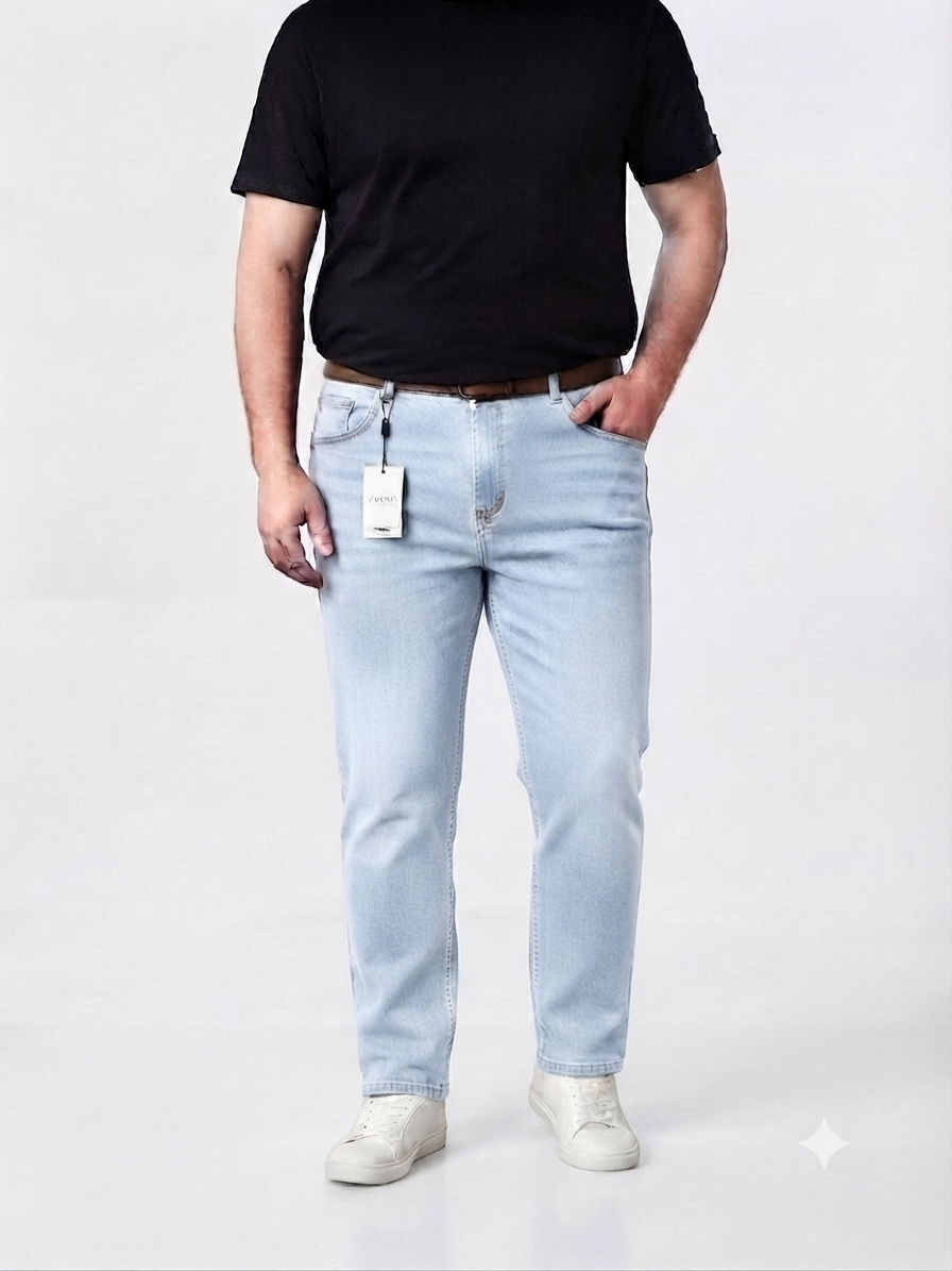 Men's Plus-Size Stretch Jeans