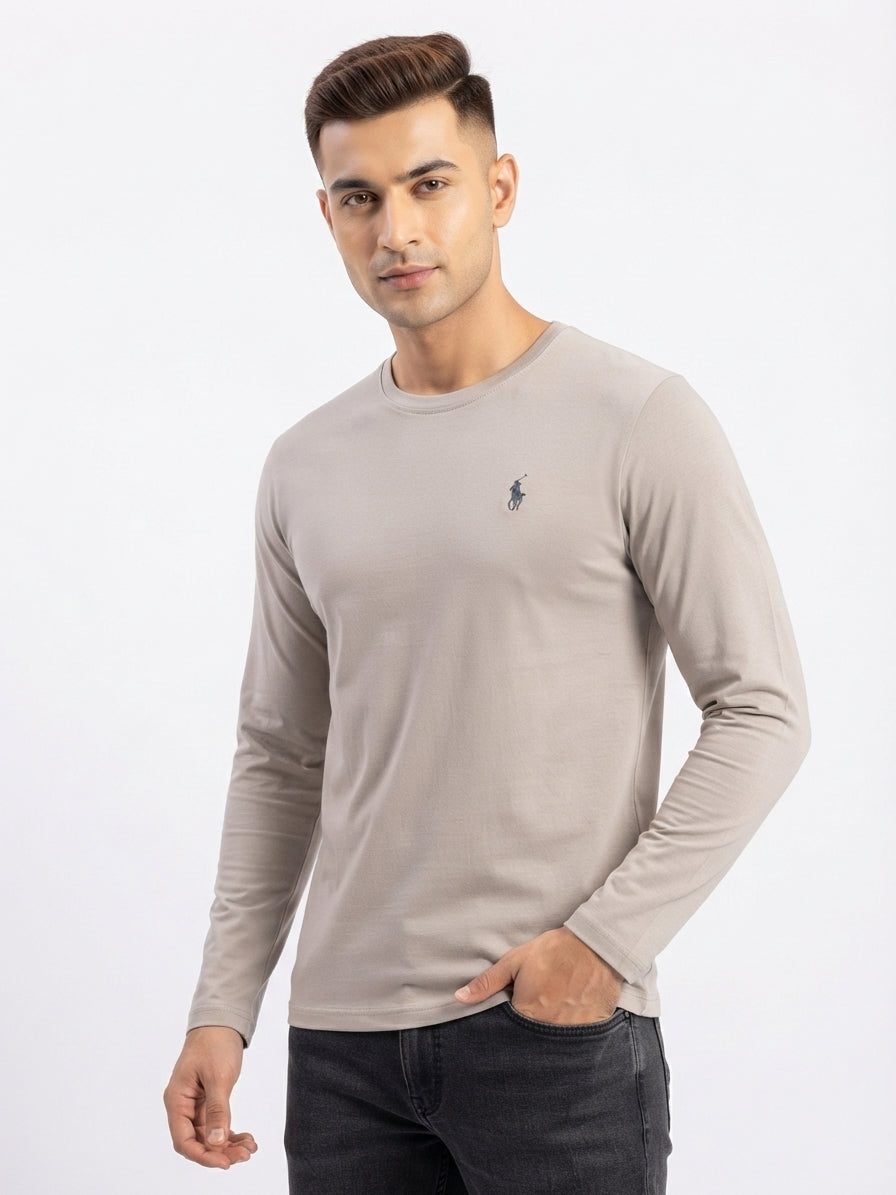 Al Noor Essential Full Sleeve Crew Neck T-Shirt