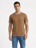 Everyday Comfort Tee with Striped Accents