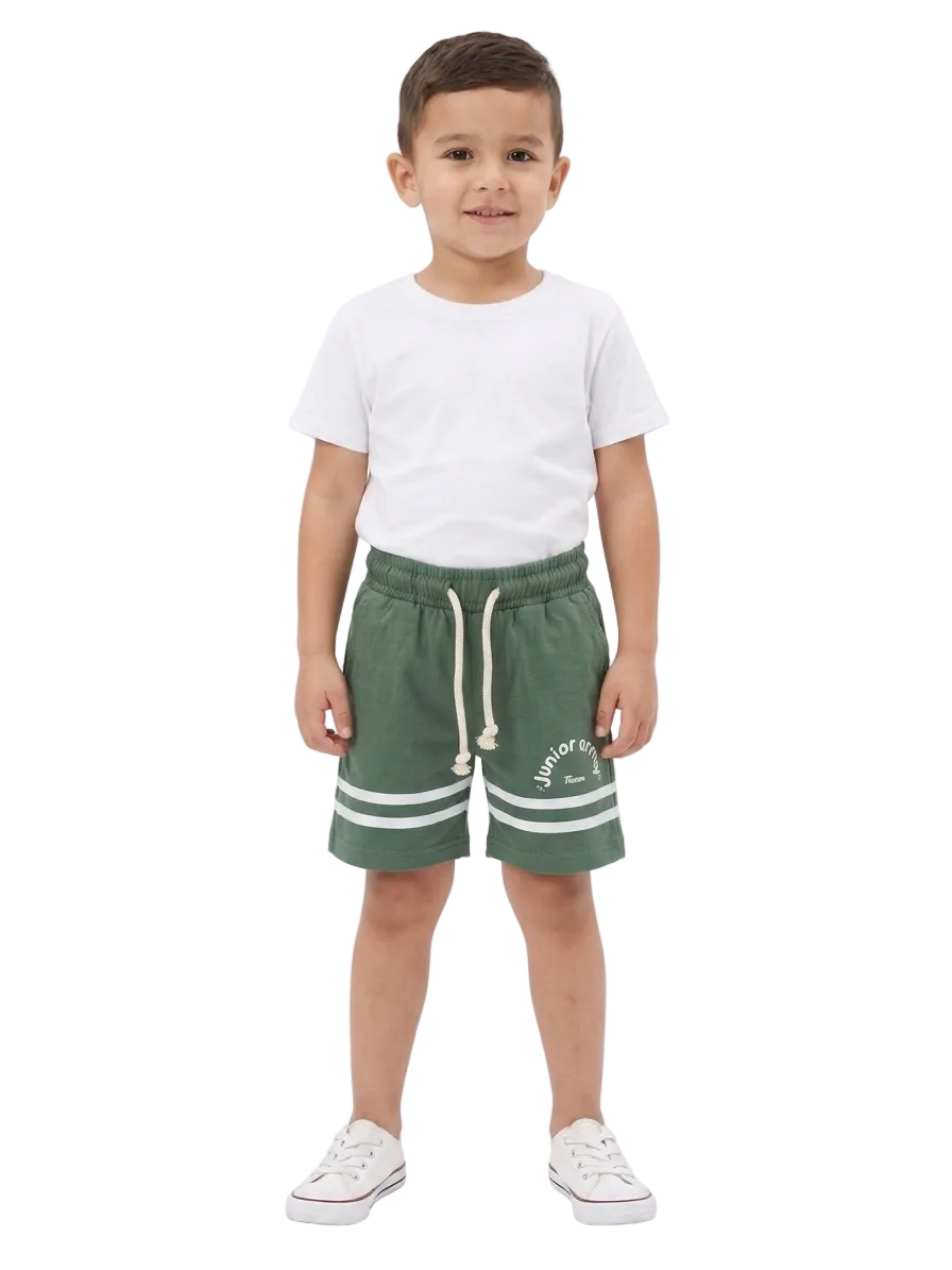 Boys' Green Athletic Sport Shorts