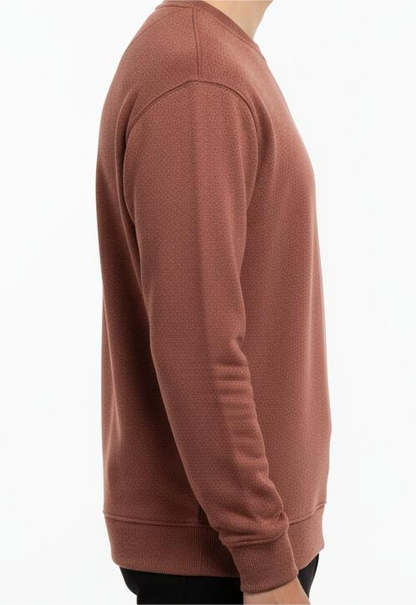 Plus Size Rust Brown Sweat Shirt