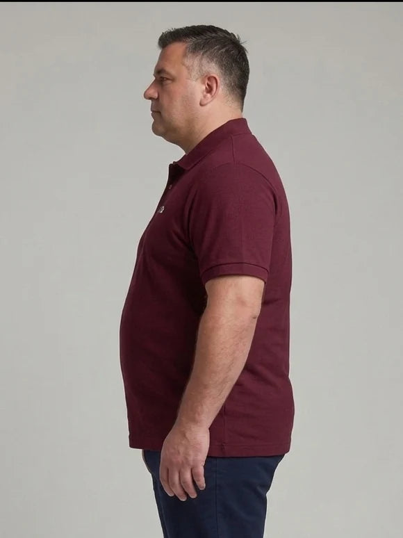 Men's 4XL & 5XL Lacoste-Style Polo Shirts