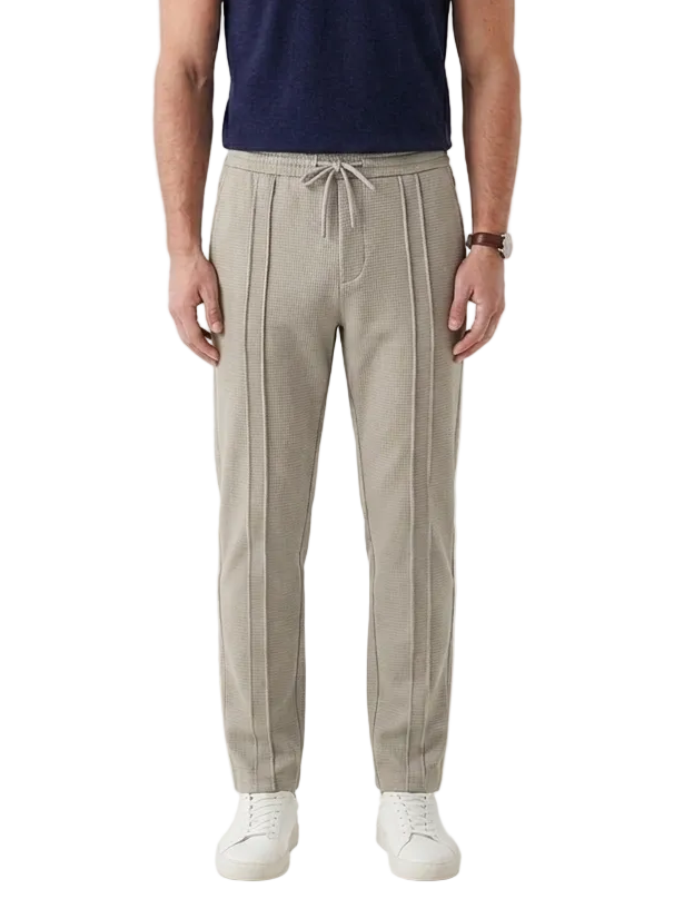 Relaxed Fit Trendy Waffle Trouser