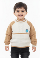 Cozy Striped Color Block Knit Sweater