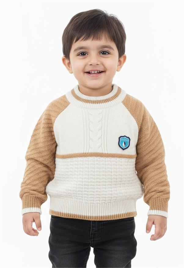 Cozy Striped Color Block Knit Sweater