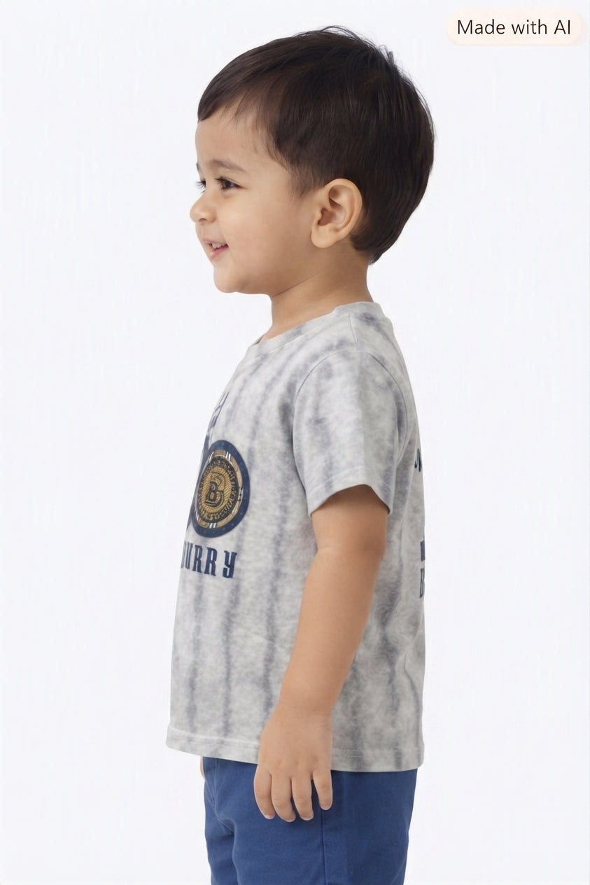 boys Graphic Print Burburry T-Shirt