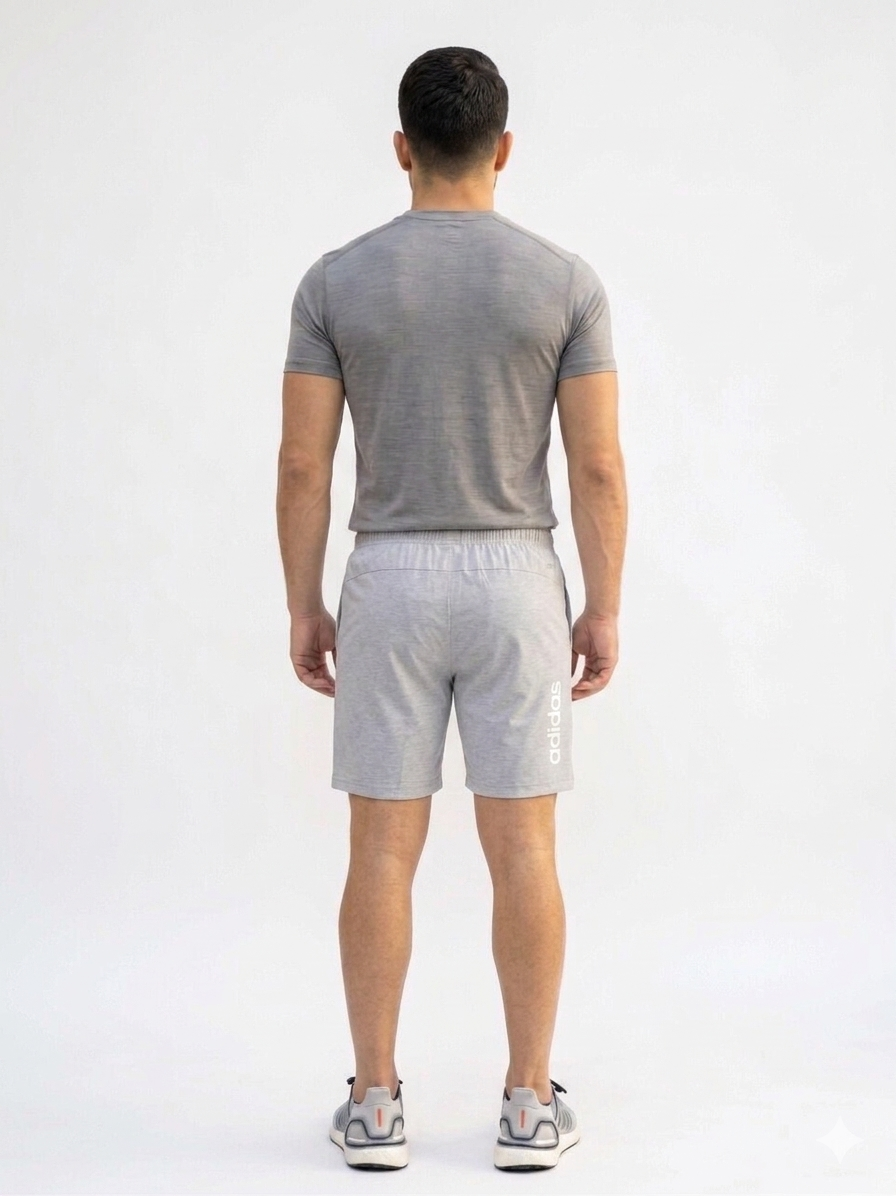 Adidas Sportswear Light Grey Men’s Everyday Essential Shorts