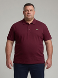 Lacoste Men's Classic Fit Petit Piqué Cotton Polo Shirt - Maroon