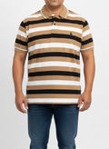 Men’s Premium Striped Polo Shirt