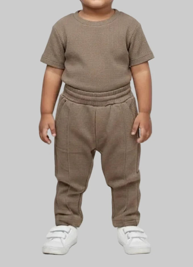 Waffle Knit Suits for Kids