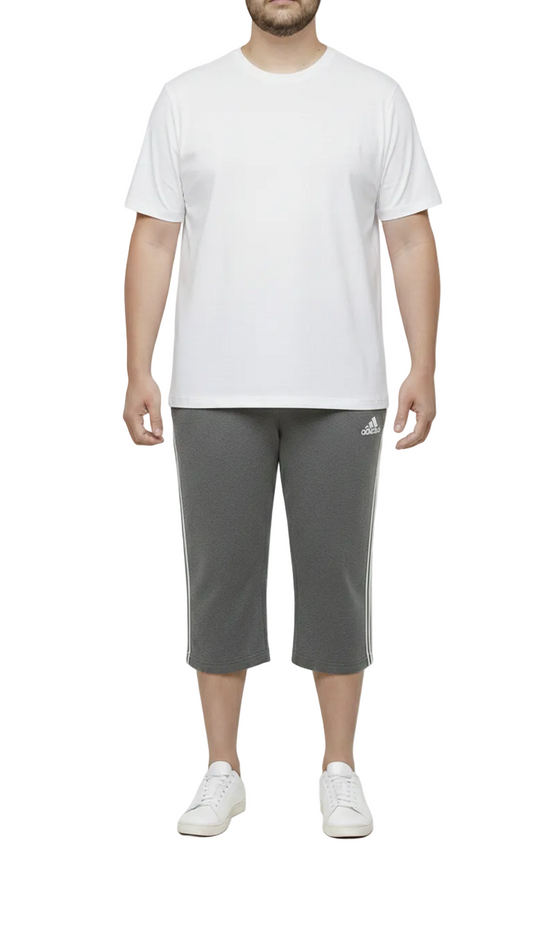 Premium Grey Bermuda Summer 3 Quarter