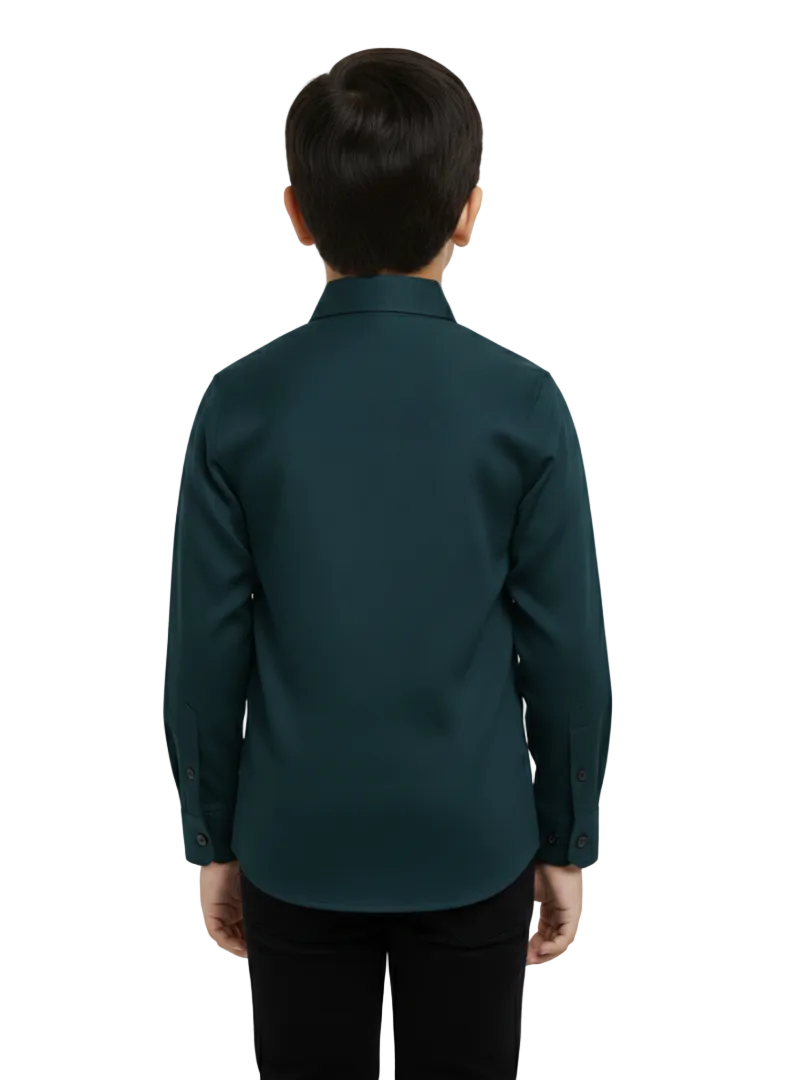 Trendy sea Blue Shirt For Kids