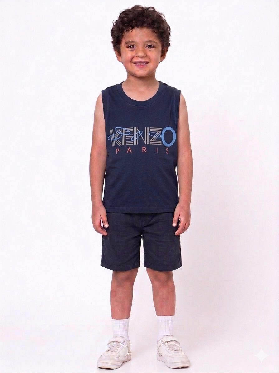 Toddler Boys Sleeveless Sando
