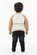 Cozy Striped Color Block Knit Sweater