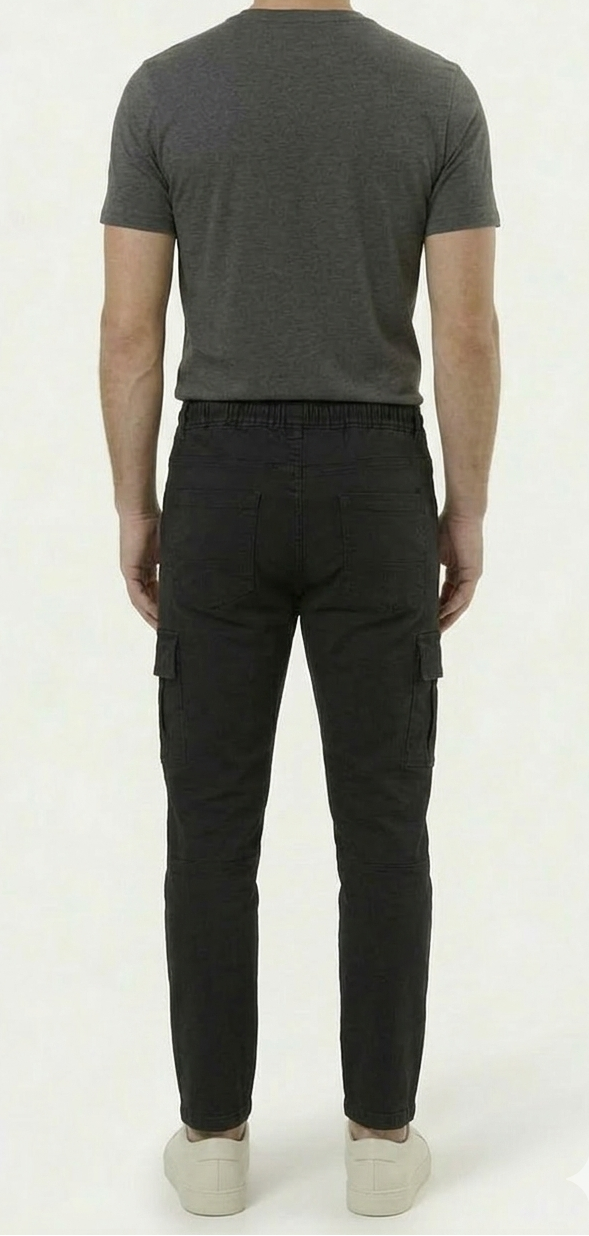 Men's Regular-Fit Drawstring Cargo Joggers