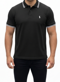 Big & Tall Black Polo T shirt